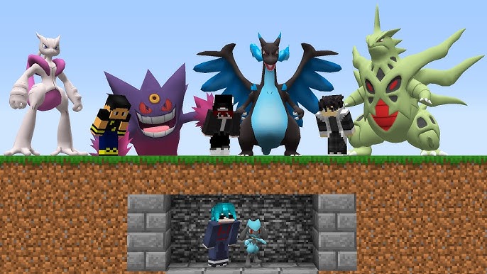 ROLETA DECIDE OS TIPOS DE POKÉMON NO MINECRAFT PIXELMON 