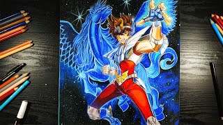 Drawing Saint Seiya : Pegasus Seiya screenshot 2