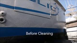 Divers Delight Marine - Before and After Hull Cleaning