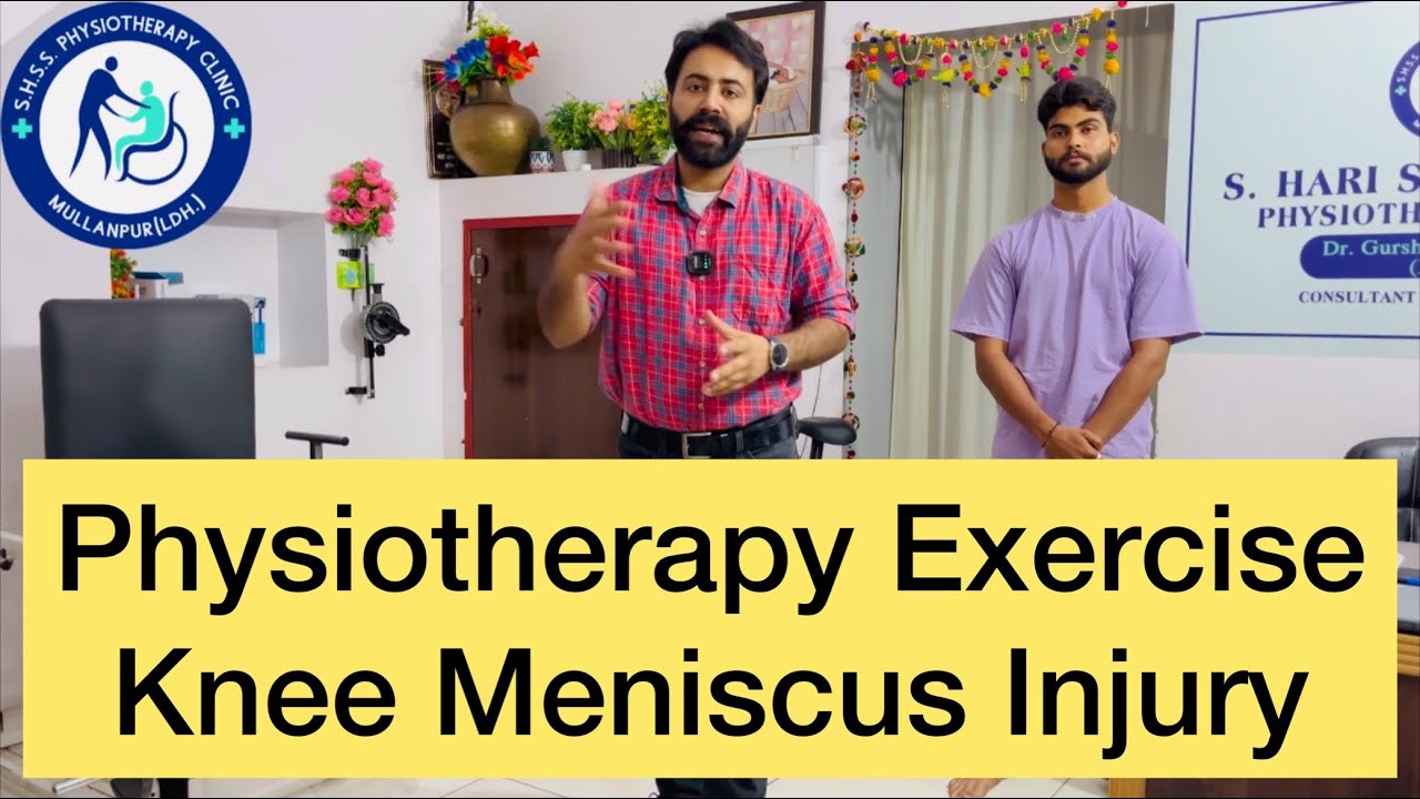 KNEE MENISCUS Injury PHYSIOTHERAPY Exercises & Top 9 Physiotherapy Meniscus Exercises #meniscus