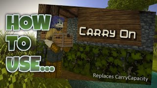 CARRY-ON TUTORIAL - VINTAGE STORY MOD SHOWCASE