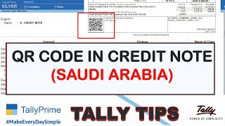 HOW TO CREATE QR CODE IN CREDIT NOTE (SAUDI ARABIA) screenshot 3