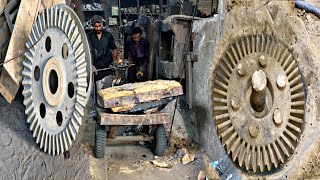 Mechanical Herringbone Gears Manufacturing || How to manufacture with Iron casting process (1). by Discovering Process 1,008 views 1 year ago 19 minutes