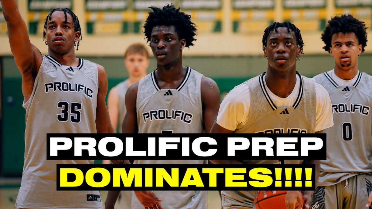 Prolific Prep DOMINATES In Home Opener!!!! Ft. AJ Dybansta, Derrion Reid & Zoom Diallo