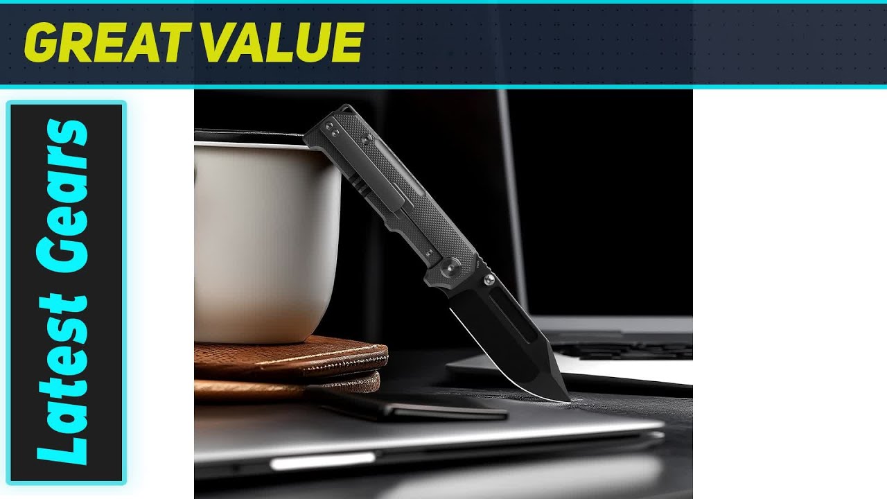 Miguron Geddon II Folding Knife: Amazing M390 Titanium Blade!