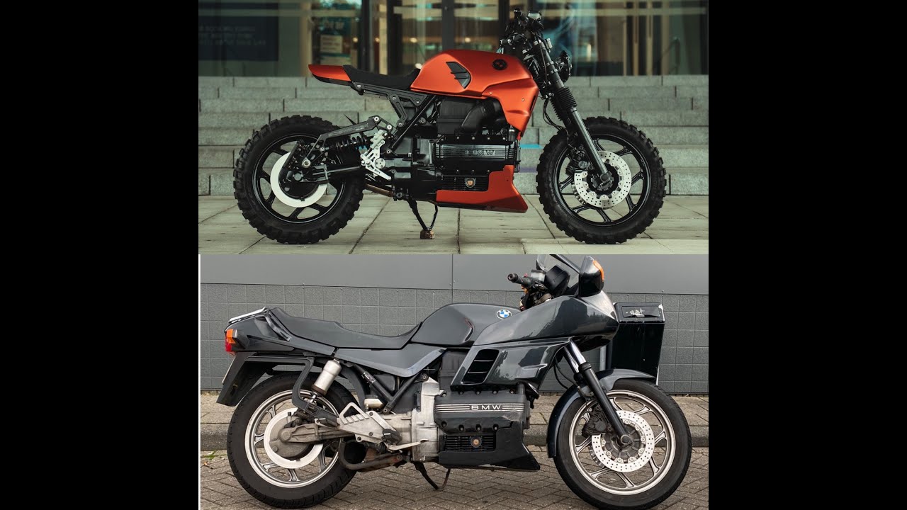 BMW  Cafe racer Build Timelapse (k100) before & After