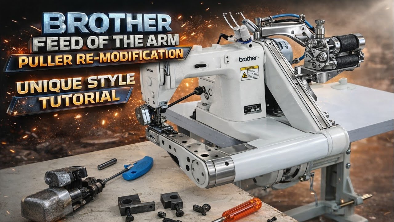 Feed of the Arm Puller Problem Solved 🔧 Brother Machine Puller Modification 5 March 2026