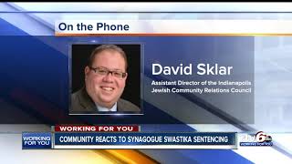 Community reacts to synagogue swastika sentencing