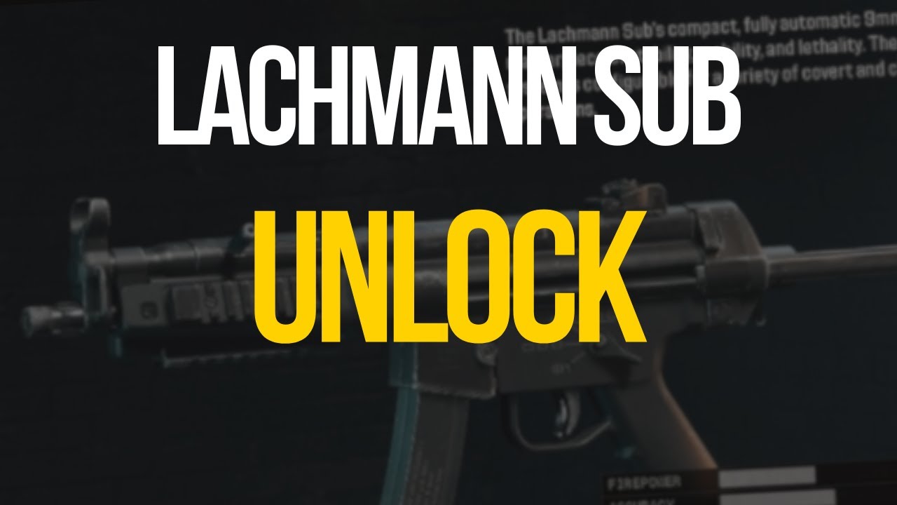 Unlock the Lachmann Sub in Warzone – Here’s How