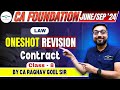 Law |Contract |Class - 8 |Complete Revision Live | CA Foundation June/Sep'24 | By CA Raghav Goel Sir