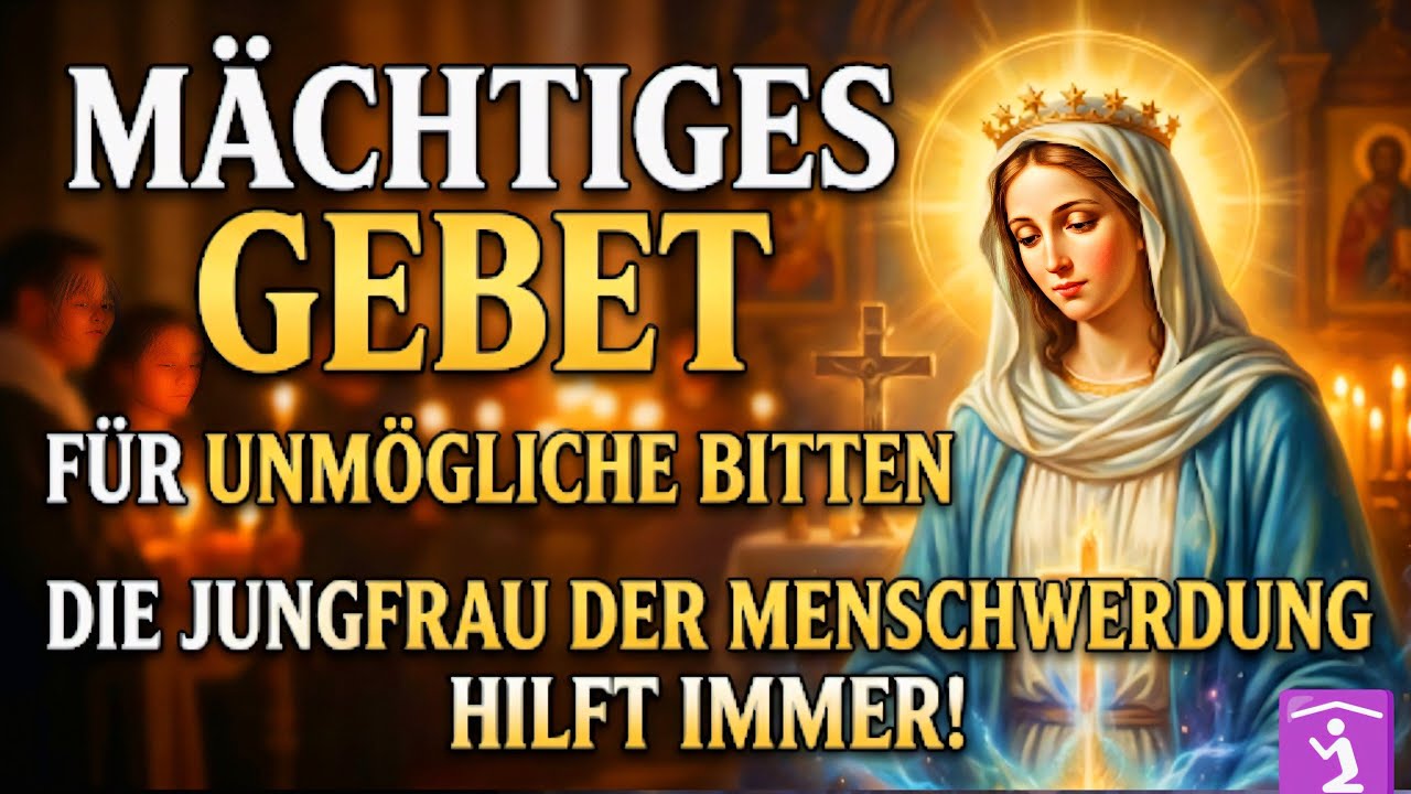 Mächtiges Gebet zu Maria für unmögliche Bitten | Jungfrau der Menschwerdung.