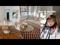 VLOG: living room updates, trader joe's haul, + going out