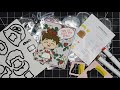 Diamond Press Paper Dolls Stamps & Dies Review Tutorial! So Sweet and Easy to Create!