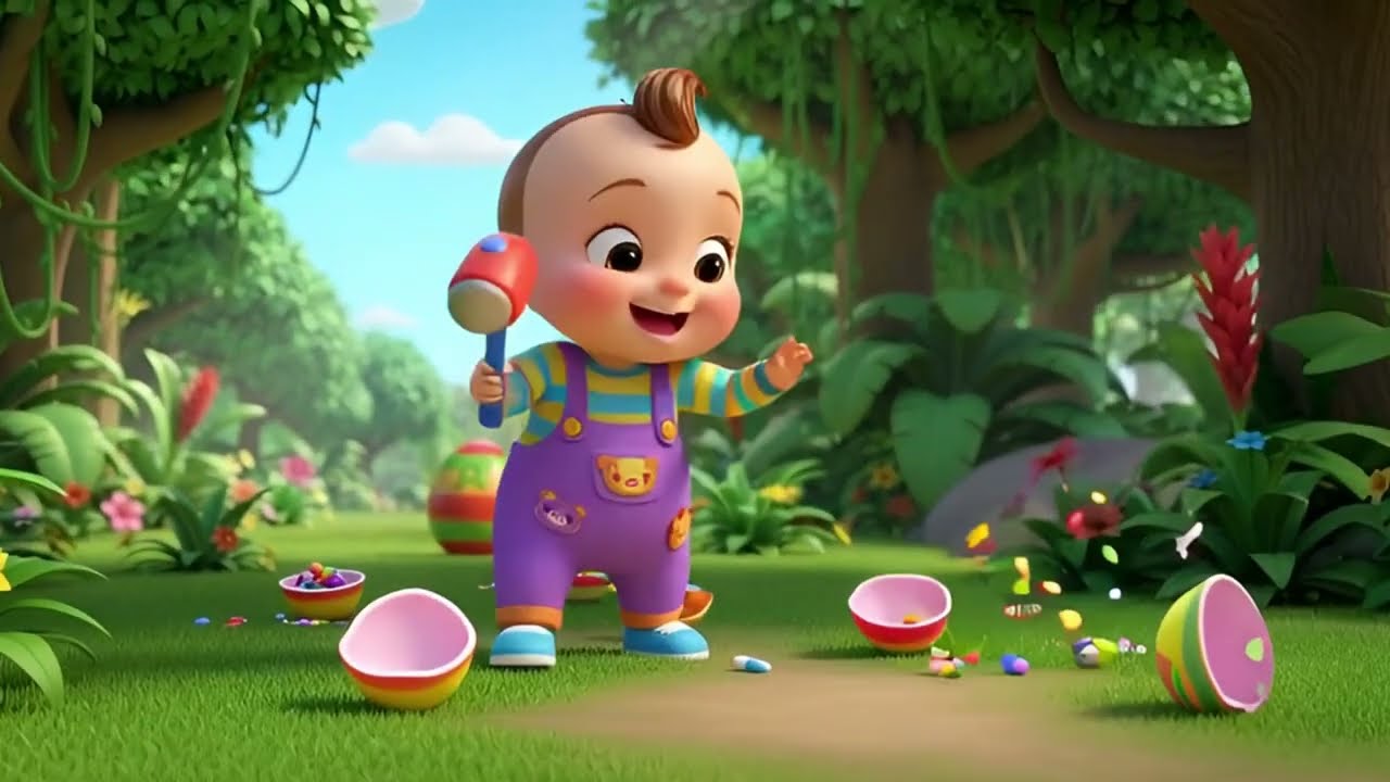 ABC Jungle Surprise Egg Adventure | kids nursery rhymes | Baby Song, Learn ABC Letters & Phonics 🔤🌴🐵