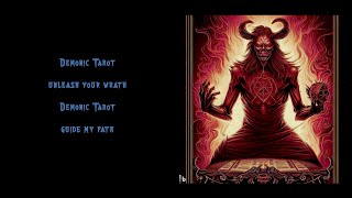 Demonic Tarot - death metal song with AI-generated lyrics & art