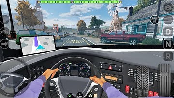 Bus Games | TEXAS Route 1 Driving | Bus Simulator : EVO - Mobile Gameplay