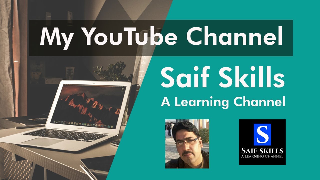 My YouTube Channel Intro || Saif Skills || Learn Online Earning ...