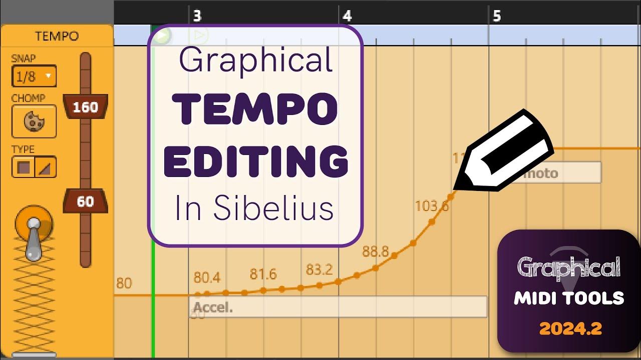 Graphical midi tools 2024 2 graphical tempo editing in sibelius youtube