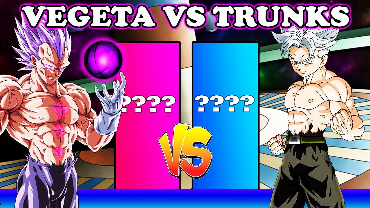 Ultra Ego Vegeta VS Future Trunks Power Levels! YouTube