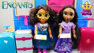 ENCANTO Mirabel and Isabela pack their bags to go on a TRIP