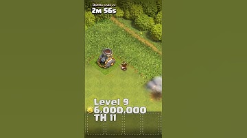 Level 1 to MAX mortar with animation and cost | COC #shorts #coc #short