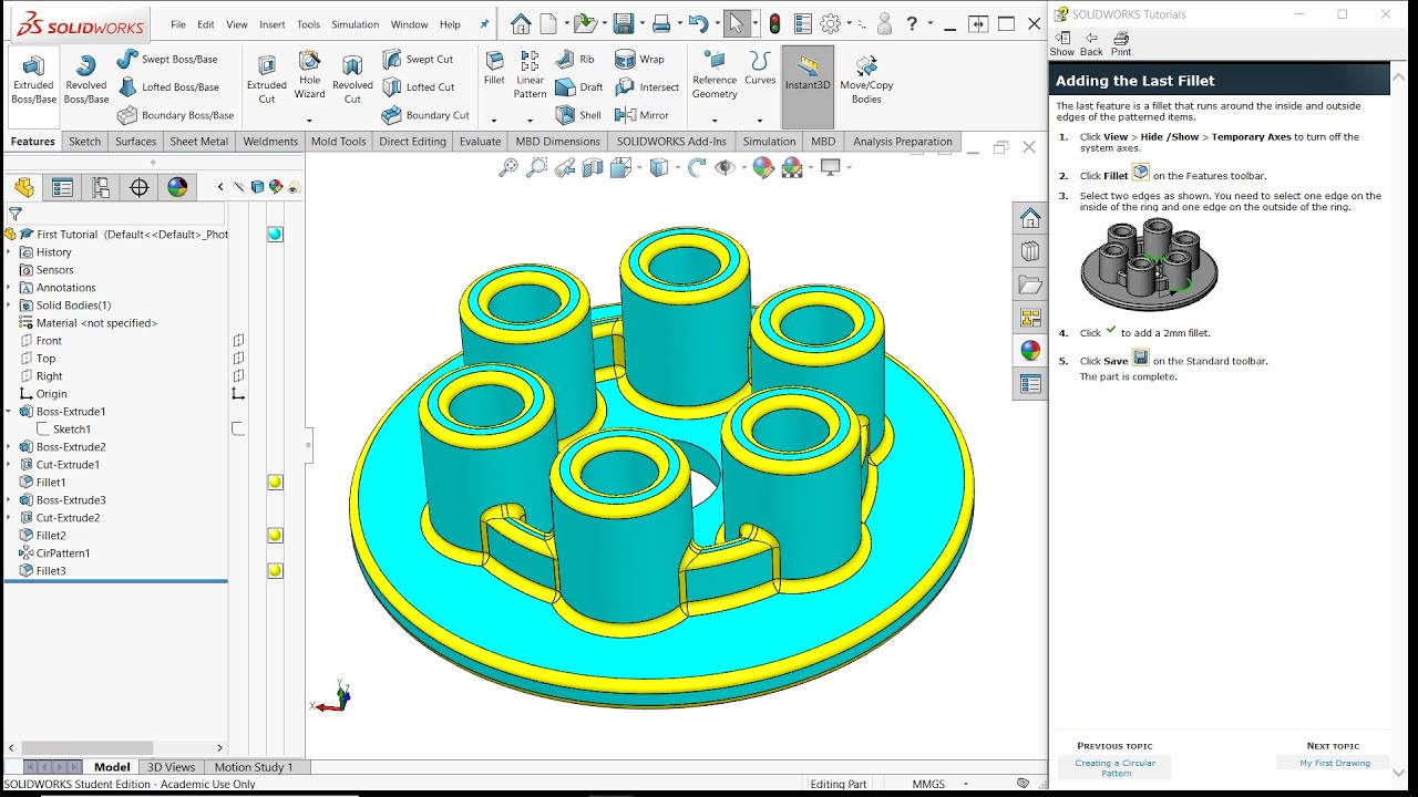 SolidWorks Getting Started - YouTube