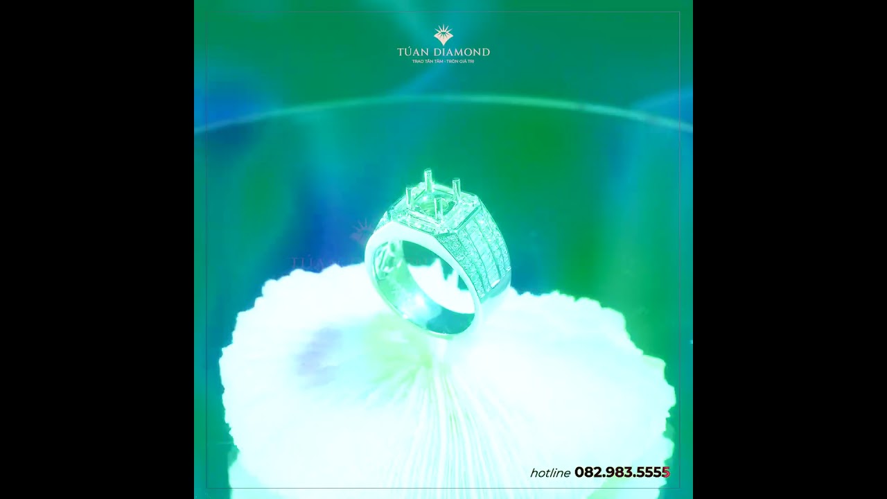 Nhẫn Nam Kim Cương Thiên Nhiên Cao Cấp TAJ N2322