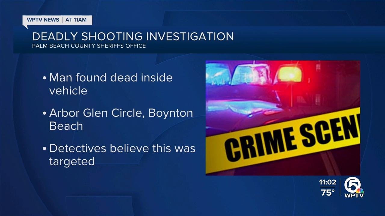 Suspect in fatal shooting near Boynton Beach arrested in Miami - YouTube