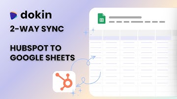 How to sync data between HubSpot CRM and Google Sheets. 2-way sync (Reverse ETL)