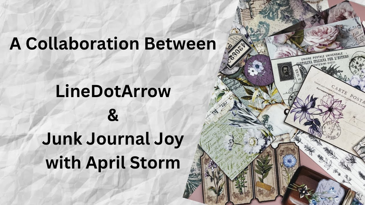 Part 2 of Flippy Envelope journal using the papers from the mini collaboration 