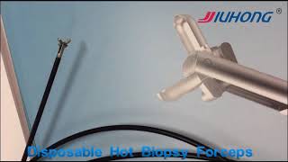 Disposable hot biopsy forceps