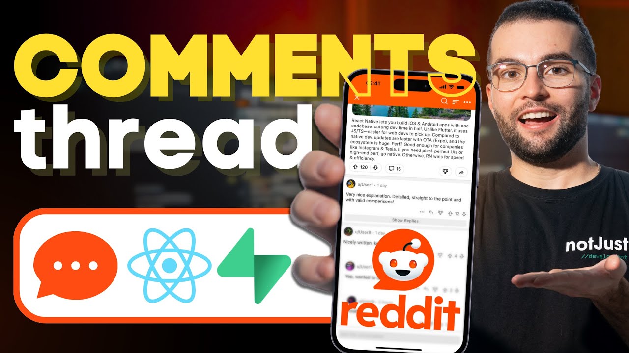 Build a Complete Comment System with React Native & Supabase 🔴 - YouTube