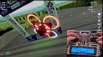 Velocidrone FPV Simulator Practice (Stick Cam)