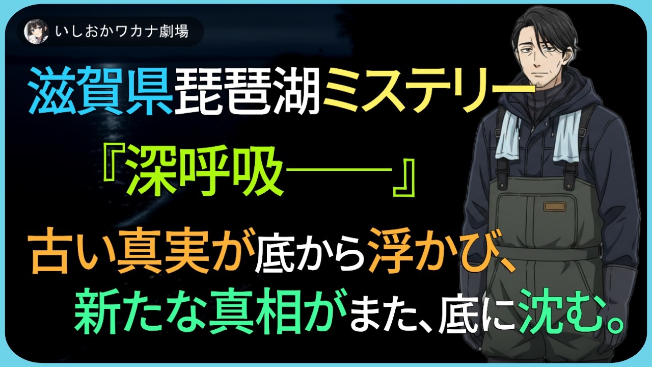 【ドラマ朗読】滋賀県琵琶湖ミステリー、『深呼吸――』。古い真実が底から浮かび、新たな真相がまた、底に沈む。