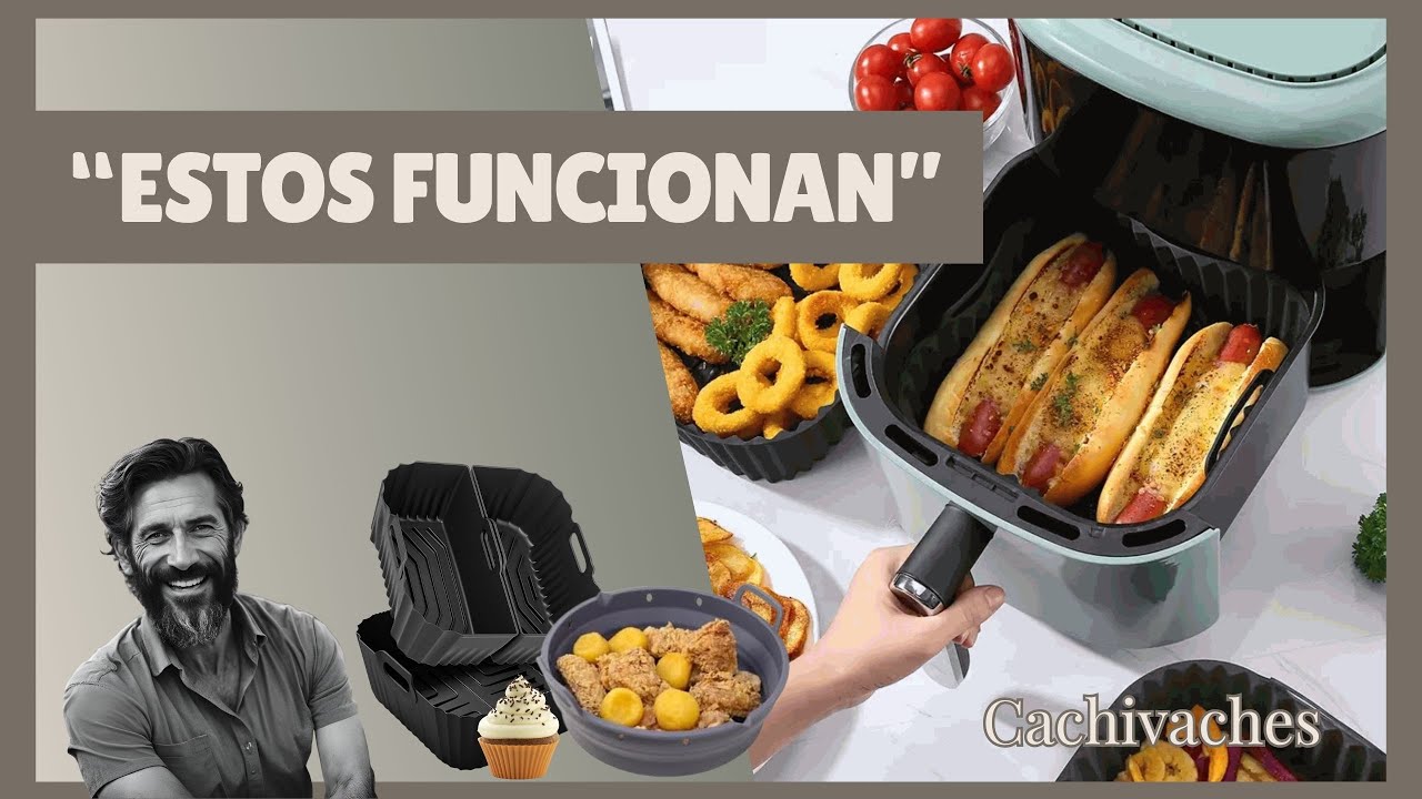 Moldes de silicona para freidora de aire: lo que debes saber, no todos los moldes son para Airfryer