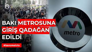 SON DƏQİQƏ! Bakı Metrosunda Nə Baş Verir? | Sərnişinlər Tuneldən Çıxarıldı... | Barometr TV
