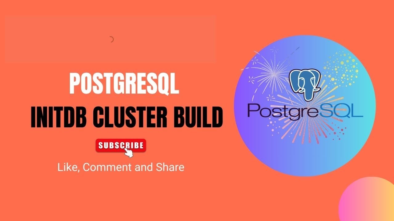 D#3:PostgreSQL Cluster Intro || Initdb Utilitt ||#postgresql #postgresqldba #postgresqltutorial