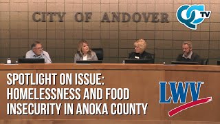 Spotlight on Issue: Homelessness and Food Insecurity in Anoka County | LWV ABC, MN | QCTV