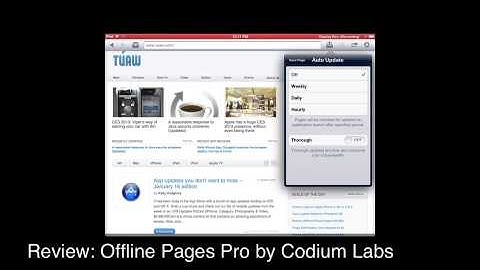Video Review: Offline Pages Pro