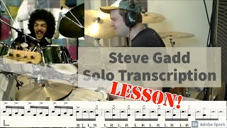 Steve Gadd Solo Lesson