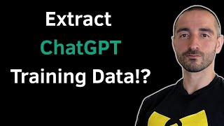 How To Extract ChatGPT Hidden Training Data | Making LLMs (e.g. Llama) Spill Out Their Training Data