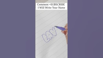 How To Write Bubble Letters | Subscriber Name Request #shorts #ytshorts