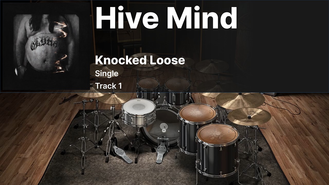 Knocked Loose ft. Denzel Curry - Hive Mind DRUMS ONLY
