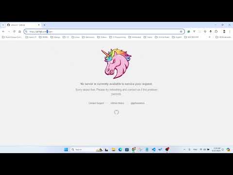 GitHub 15/08/2024 - No server is currently available to service your request.