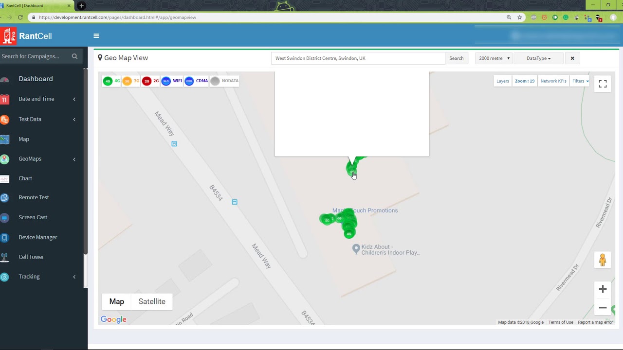 Location based Geo Map Query - RantCell
