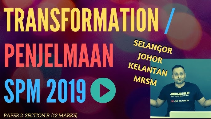 Percubaan Spm Matematik Sbp 2019 Kertas 2 Youtube
