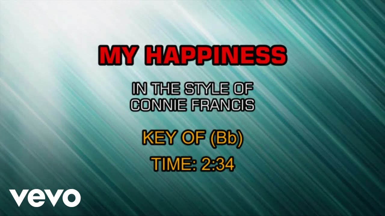 Connie Francis - My Happiness (Karaoke) Connie Francis - My Happiness (Karaoke)