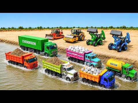 Mahindra Thar Roxx Dump Truck Traxxas Maxx Loading OIL Drum Cement Bags ?Jcb tractor | jcb gadiwala