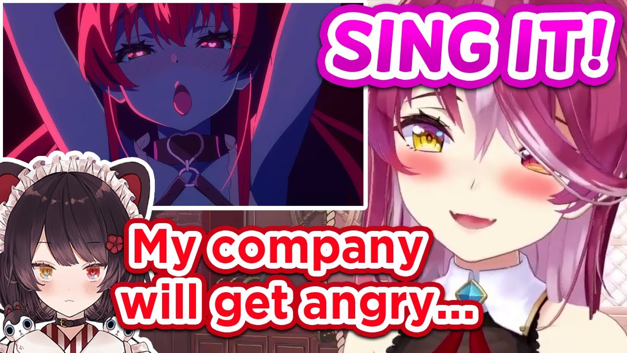 Marine Asks Nijisanji Member To Sing Her New Song But Says Her