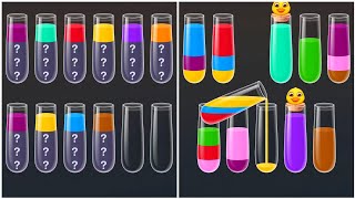Water Sort Puzzle Walkthrough 73,  ios Gameplay Simulator Think Brain Android Games
